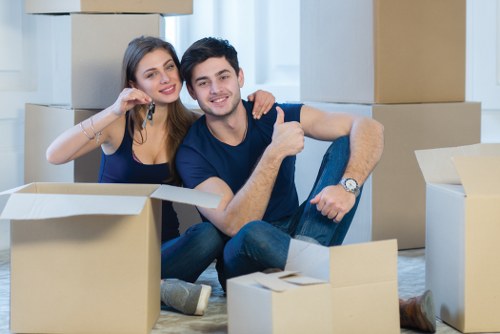 Man and van service helping with home moving in Goddington