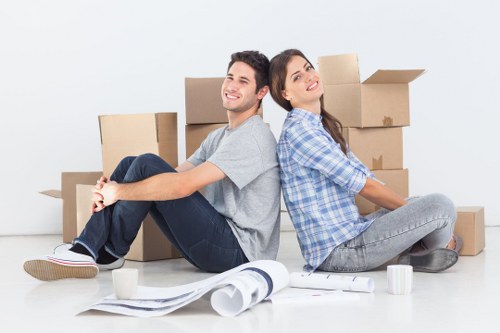 Seasonal household belongings prepared for storage