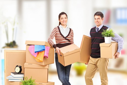 Packing and preparing for removals in Goddington at home