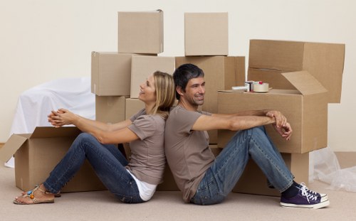 Business inventory and furniture stored temporarily in Goddington