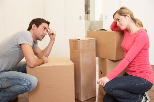 Storage quote being calculated for a property clearance job