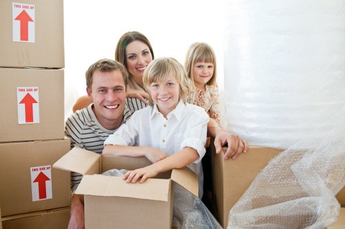 Organised storage space in Goddington for sofas, tables, and wardrobes