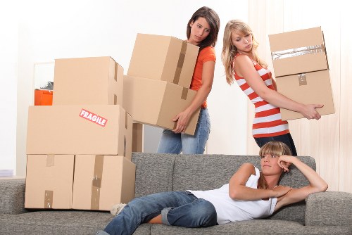 Packing and labeling office assets for a move in Goddington
